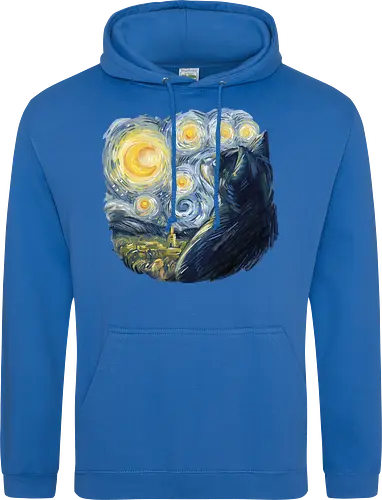 Cat in the Starry Night