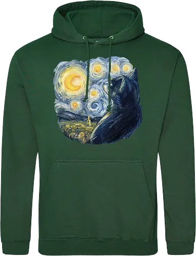 Cat in the Starry Night
