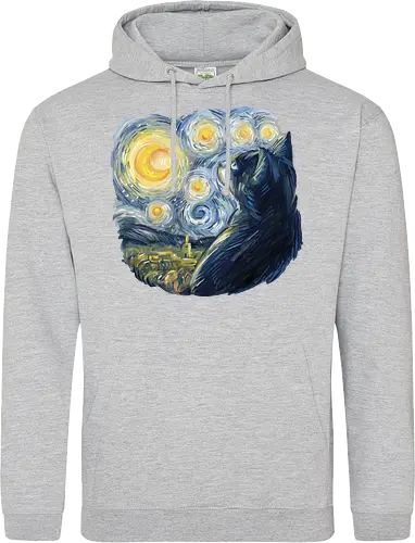 Cat in the Starry Night