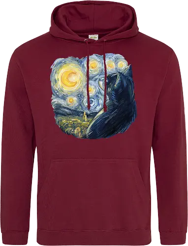 Cat in the Starry Night