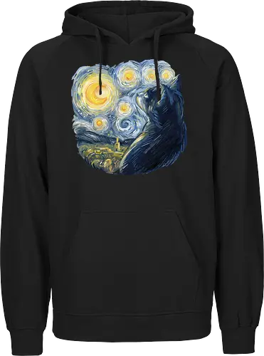 Cat in the Starry Night