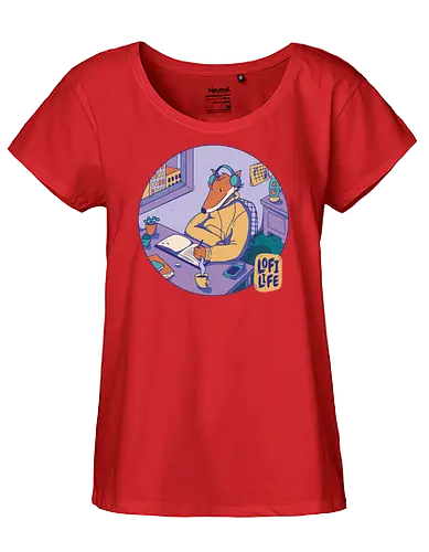 Lo-fi Fox - fuchs - Fairtrade Girl Shirt
