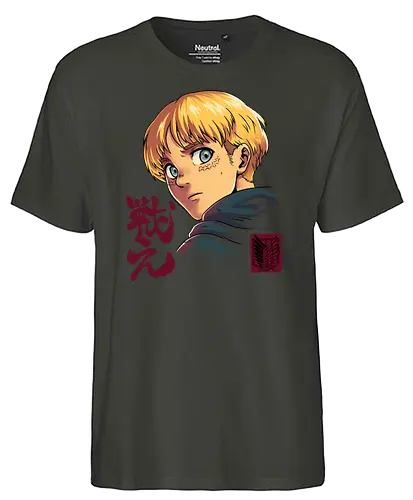 The Wise - attack, titan, Armin, anime, manga - Fairtrade T-Shirt