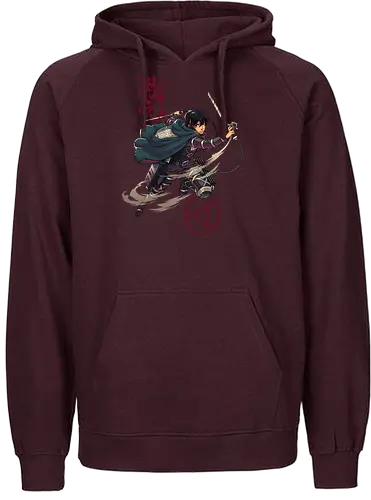 The Protector - attack, titan, Mikasa, manga, anime - Fairtrade Hoodie