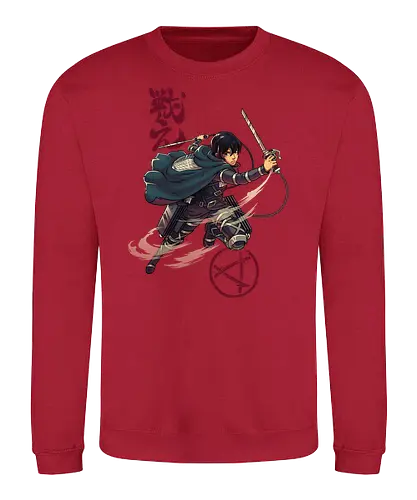 The Protector - attack, titan, Mikasa, manga, anime - Sweatshirt