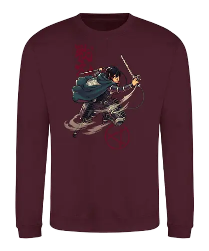 The Protector - attack, titan, Mikasa, manga, anime - Sweatshirt