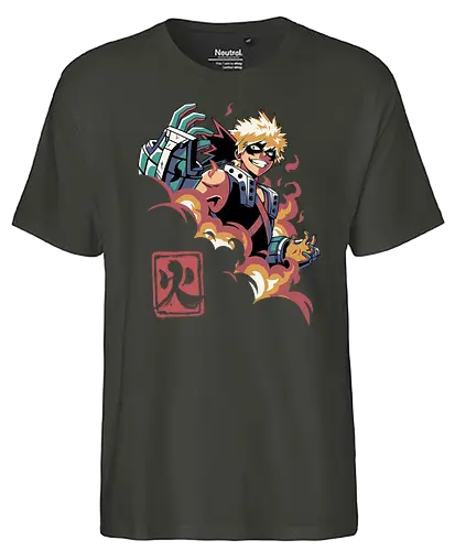 The Explosion - MhA, academia, katsuki bakugo, bakugou, anime, manga - Fairtrade T-Shirt
