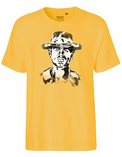 Nobody - Nobody, western, film, Hill, hut, Mit Hut - Fairtrade T-Shirt