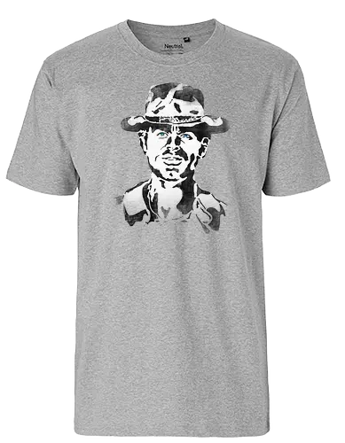 Nobody - Nobody, western, film, Hill, hut, Mit Hut - Fairtrade T-Shirt