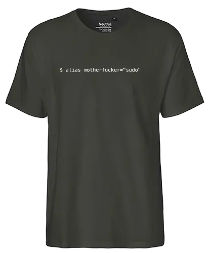 Rude Linux User - it, linux, Sudo, fun - Fairtrade T-Shirt