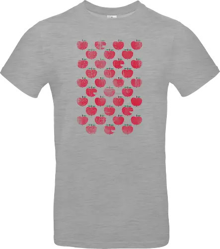 Little Apples Stencil Pattern Rough