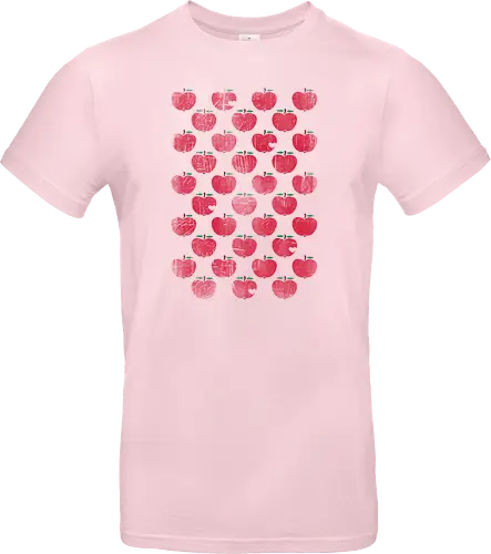 Little Apples Stencil Pattern Rough