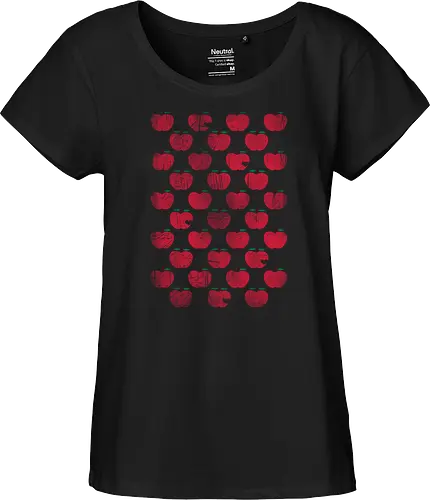 Little Apples Stencil Pattern Rough
