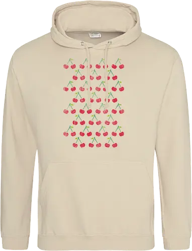 Little Cherries Stencil Pattern Rough