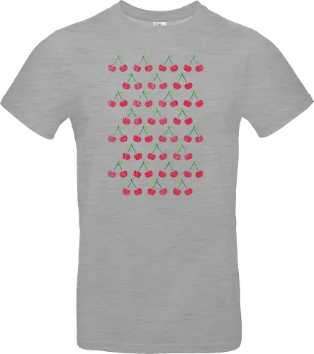 Little Cherries Stencil Pattern Rough