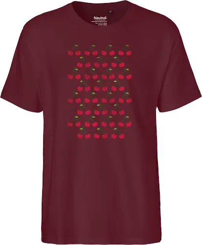 Little Cherries Stencil Pattern Rough