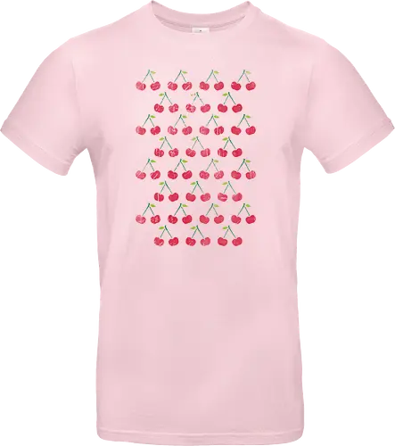 Little Cherries Stencil Pattern Rough