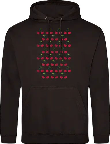 Little Cherries Stencil Pattern Rough