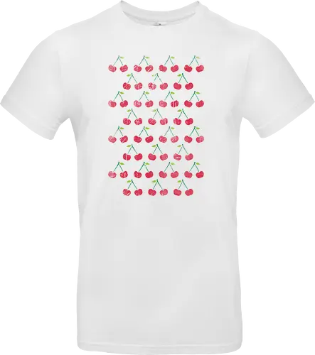 Little Cherries Stencil Pattern Rough