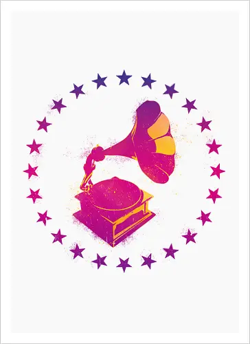 Grammophon Stencil