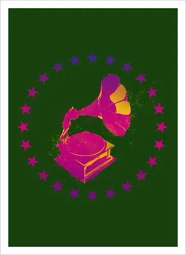Grammophon Stencil
