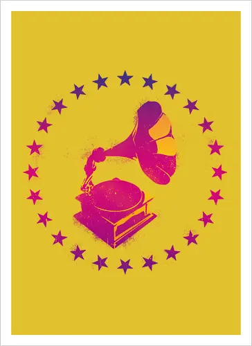 Grammophon Stencil