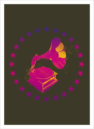 Grammophon Stencil