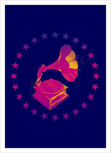Grammophon Stencil