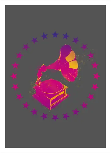 Grammophon Stencil