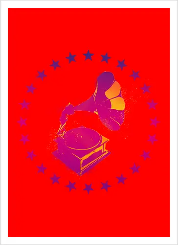 Grammophon Stencil