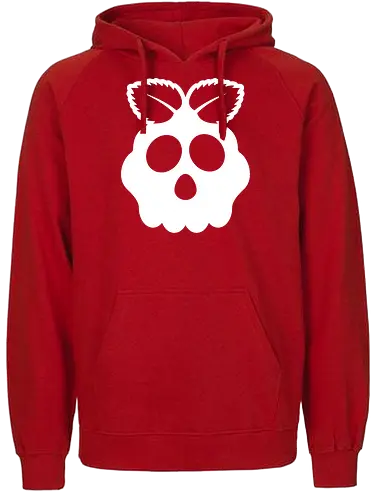 Raspberry Skull - it, Raspberry, Pi, computer, skull - Fairtrade Hoodie