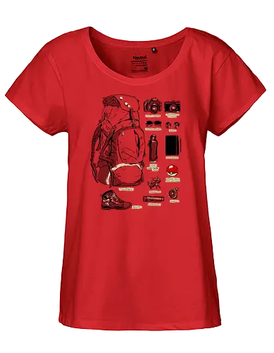 The Explorer Kit - outdoor, gaming, pocket, monster, Kit, travel - Fairtrade Girl Shirt