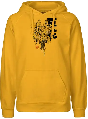Flowers - flower, blume, kunst, art - Fairtrade Hoodie