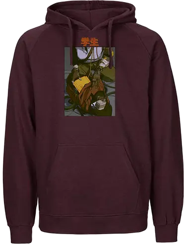 Student - comic, cyborg, cyberpunk, robot, scifi - Fairtrade Hoodie