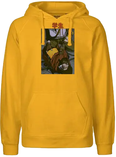 Student - comic, cyborg, cyberpunk, robot, scifi - Fairtrade Hoodie