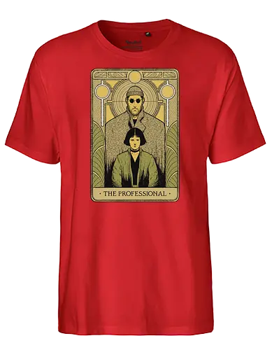 The Professional - movie, léon, leon der profi, Leon the professional, Matilda, tarot, mashup - Fairtrade T-Shirt