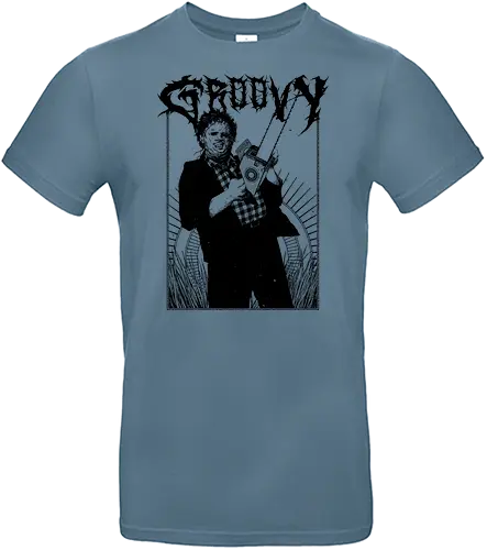 Groovy Face - horror, movie, mashup, chainsaw, massaker, massacre, ash, ltherface, evil dd - Standard T-Shirt