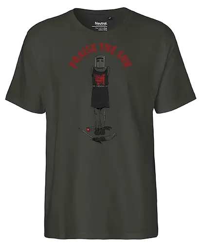 Praise The... - souls, praise the sun, solaire of astora, gaming, games - Fairtrade T-Shirt