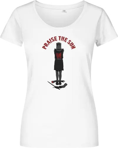 Praise The... - souls, praise the sun, solaire of astora, gaming, games - Damen T-Shirt