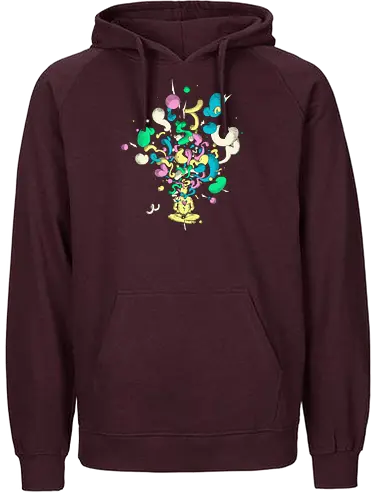 Altered State of Mind - art, kunst, State of mind, wibbly wobbly - Fairtrade Hoodie
