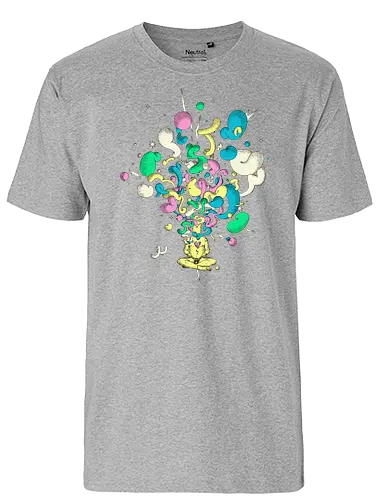 Altered State of Mind - art, kunst, State of mind, wibbly wobbly - Fairtrade T-Shirt
