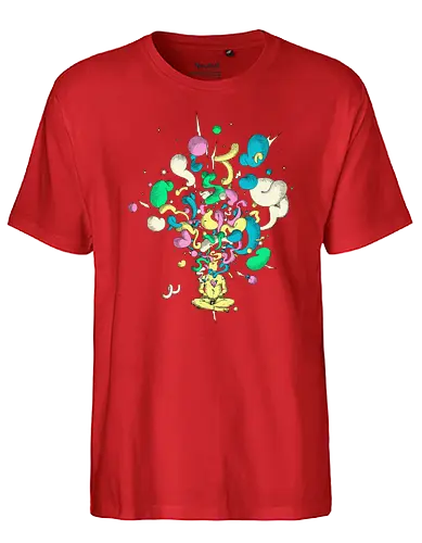 Altered State of Mind - art, kunst, State of mind, wibbly wobbly - Fairtrade T-Shirt