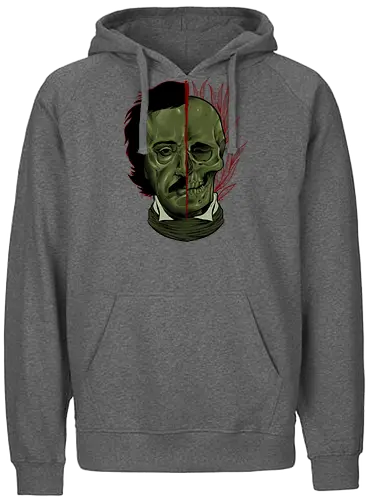 Slice of Death - Poe, edgar allen poe, Poetry, death - Fairtrade Hoodie