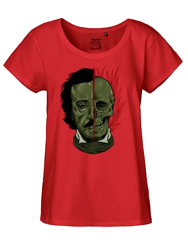 Slice of Death - Poe, edgar allen poe, Poetry, death - Fairtrade Girl Shirt
