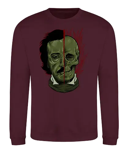 Slice of Death - Poe, edgar allen poe, Poetry, death - Sweatshirt