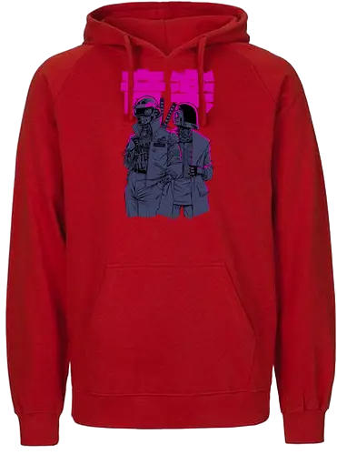 Daft Cyberpunk - music, gaming, mashup - Fairtrade Hoodie