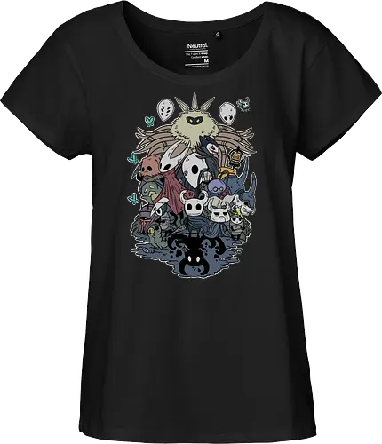 Hollow Party - gaming, Hollow, platformer, knight - Fairtrade Girl Shirt