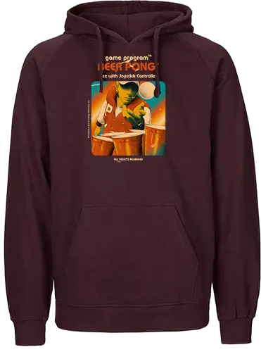 Beer Pong - gaming, fun, beer, bier, Beer Pong, retro - Fairtrade Hoodie