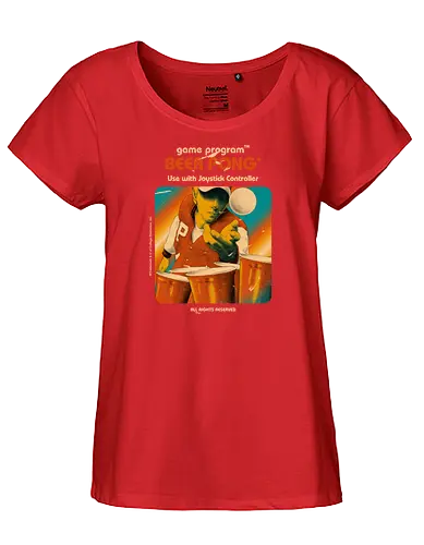 Beer Pong - gaming, fun, beer, bier, Beer Pong, retro - Fairtrade Girl Shirt