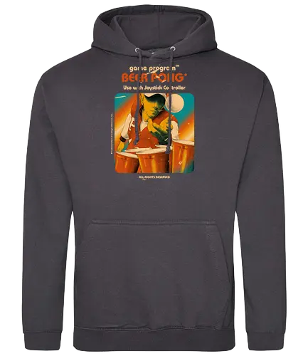 Beer Pong - gaming, fun, beer, bier, Beer Pong, retro - Standard Hoodie